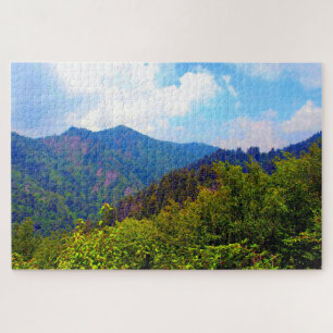 Great Smoky Mountains Background Jigsaw Puzzle