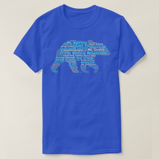 Great Smoky Mountains Bear  T-Shirt (Design Front)
