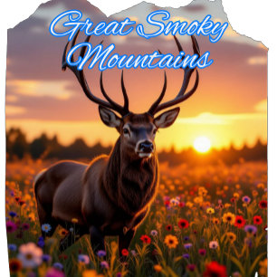 Great Smoky Mountains Buck T-Shirt