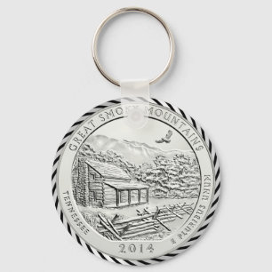 GREAT SMOKY MOUNTAINS COIN KEY RING