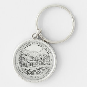 GREAT SMOKY MOUNTAINS COIN KEY RING