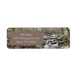 Great Smoky Mountains Fall Leaves River Address