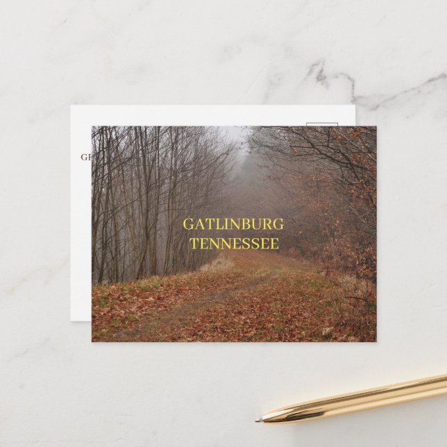 Great Smoky Mountains Gatlinburg Tennessee  Postcard (Front/Back In Situ)