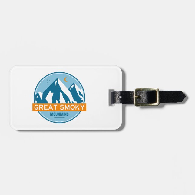 Great Smoky Mountains Luggage Tag (Front Horizontal)