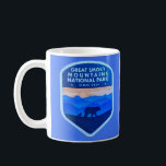 Great Smoky Mountains Mug<br><div class="desc">A vintage emblem illustration for the Great Smoky Mountains National Park repurposed!</div>