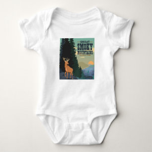 Great Smoky Mountains National Park Baby Bodysuit