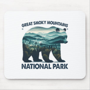 Great Smoky Mountains National Park Bear Hiking Ca Mouse Mat