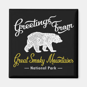 Great Smoky Mountains National Park Bear Magnet