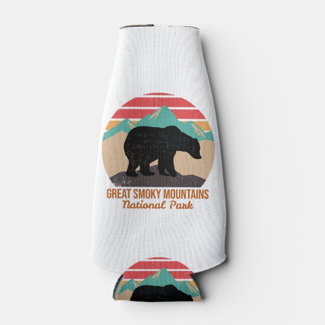 GREAT SMOKY MOUNTAINS NATIONAL PARK  BOTTLE COOLER (Front)