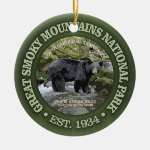 Great Smoky Mountains National Park Ceramic Tree Decoration
