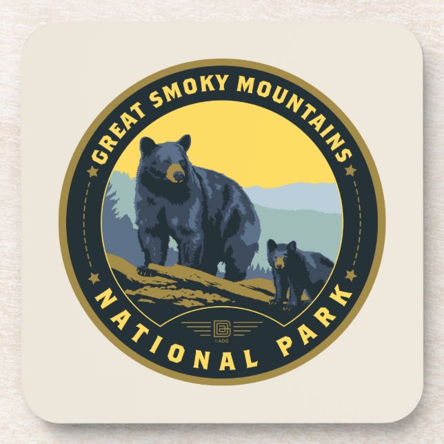 Great Smoky Mountains National Park Coaster (Front)