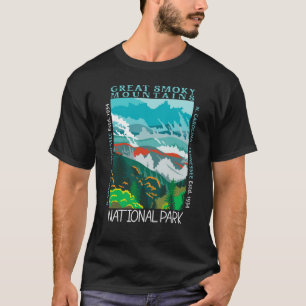 Great Smoky Mountains National Park Distressed  T-Shirt