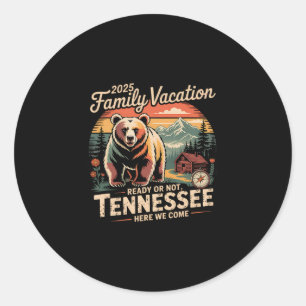 Great Smoky Mountains National Park Family Vacatio Classic Round Sticker