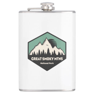 Great Smoky Mountains National Park Hip Flask