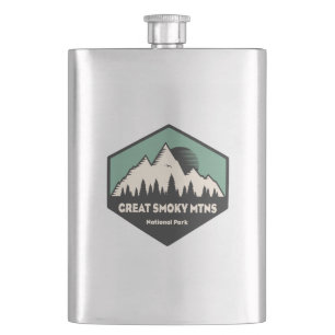 Great Smoky Mountains National Park Hip Flask
