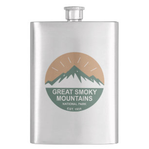 Great Smoky Mountains National Park Hip Flask