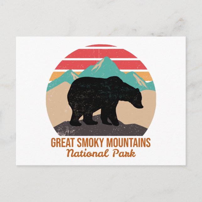 GREAT SMOKY MOUNTAINS NATIONAL PARK  HOLIDAY POSTCARD (Front)