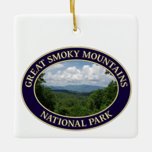 Great Smoky Mountains National Park in Tennessee Ceramic Ornament