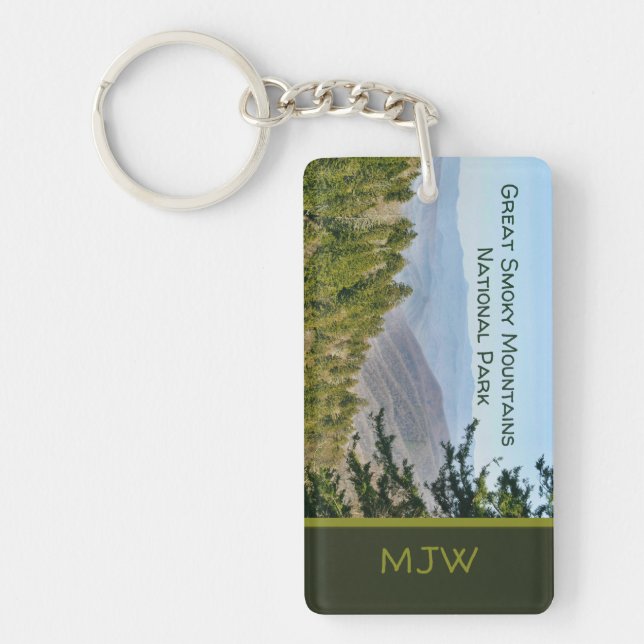Great Smoky Mountains National Park Key Ring (Front)