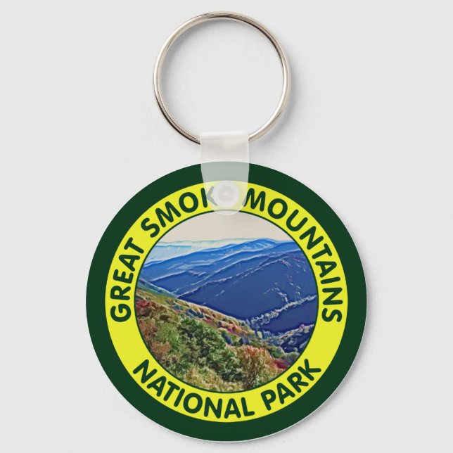 Great Smoky Mountains National Park Key Ring (Front)