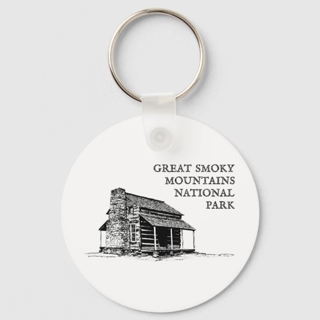Great Smoky Mountains National Park Key Ring (Front)