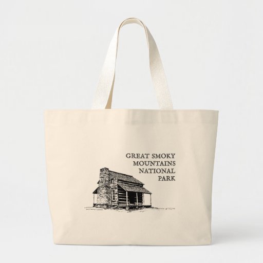 Image of Great Smoky Mountains National Park Large Tote Bag
