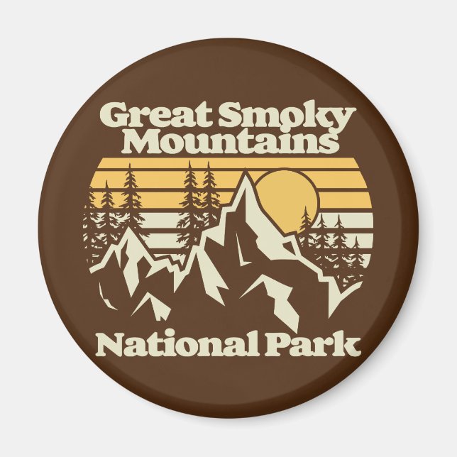 Great Smoky Mountains,National Park Magnet (Front)