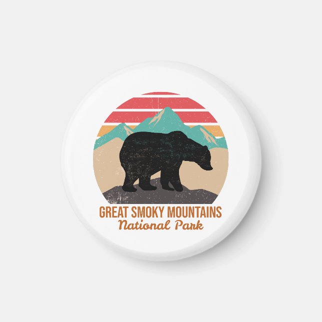 GREAT SMOKY MOUNTAINS NATIONAL PARK  MAGNET (Front)