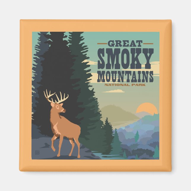 Great Smoky Mountains National Park Magnet (Front)