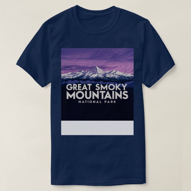 Great Smoky Mountains National Park Majestic View T-Shirt (Design Front)