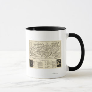 Great Smoky Mountains National Park Map Mug