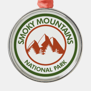 Great Smoky Mountains National Park Metal Tree Decoration