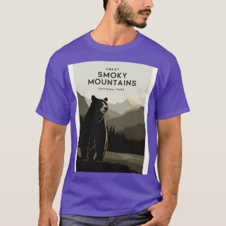 Great Smoky Mountains National Park Minimal Travel T-Shirt
