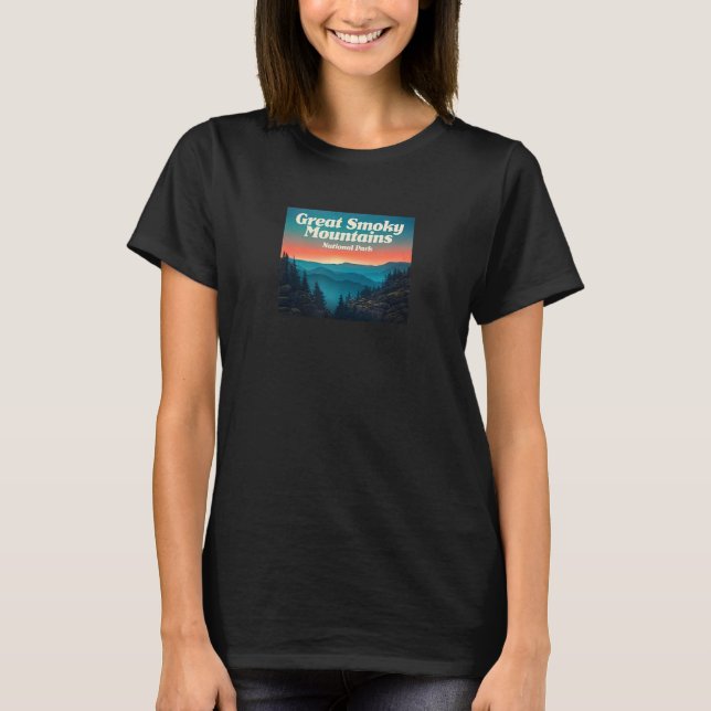 Great Smoky Mountains National Park Nature Graphic T-Shirt (Front)