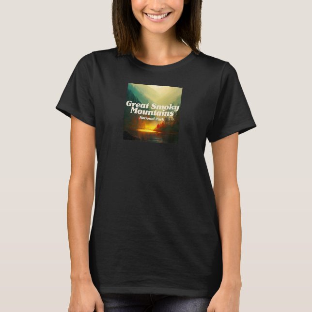 Great Smoky Mountains National Park Nature Graphic T-Shirt (Front)