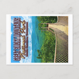 GREAT SMOKY MOUNTAINS NATIONAL PARK - NC - TN POSTCARD