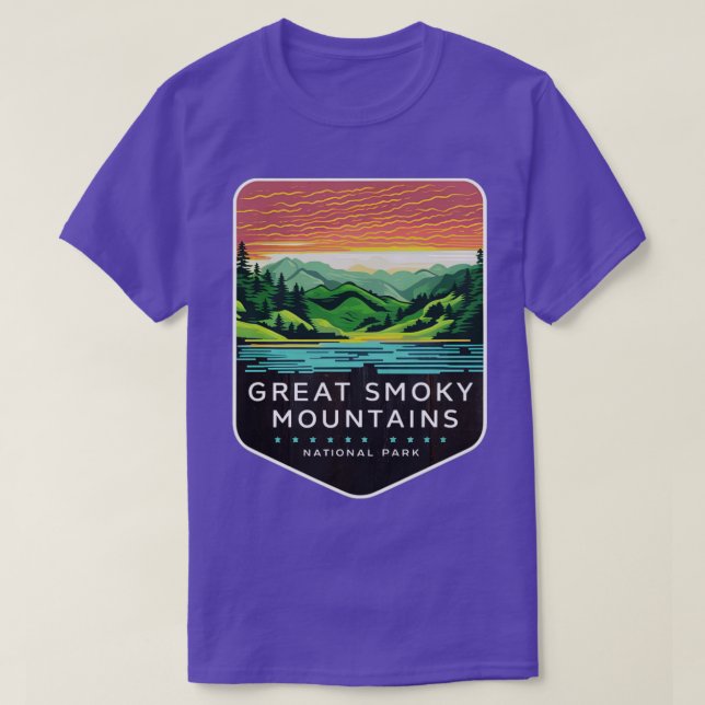 Great Smoky Mountains National Park NC TN T-Shirt (Design Front)