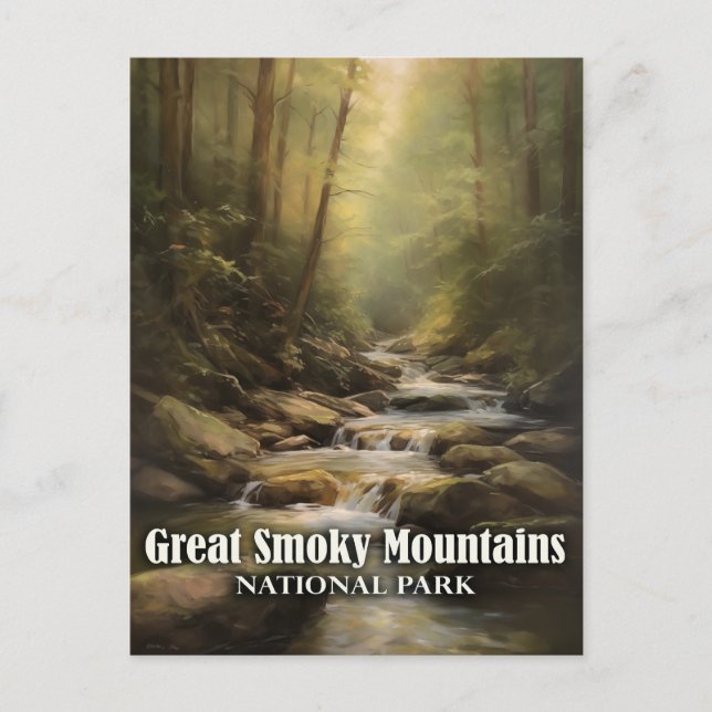 Great Smoky Mountains National Park Postcard (Front)