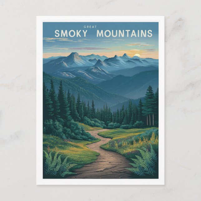 Great Smoky Mountains National Park  Postcard (Front)
