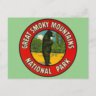 Great Smoky Mountains National Park - Postcard