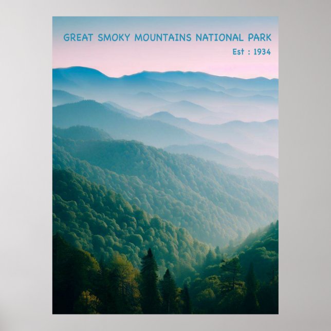 Great Smoky Mountains National Park Poster (Front)