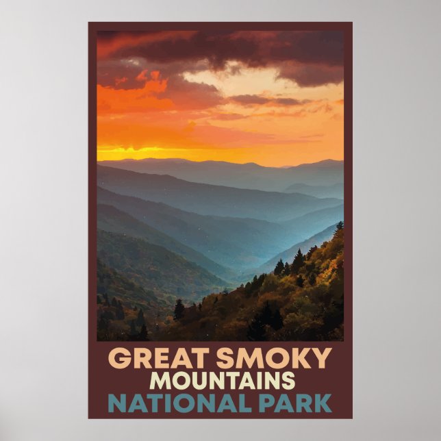 Great Smoky Mountains National Park Poster (Front)