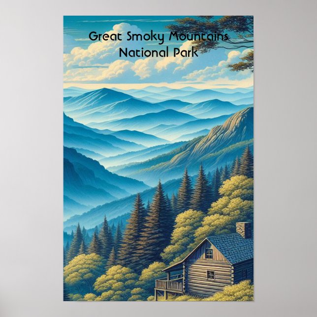 Great Smoky Mountains National Park Poster (Front)