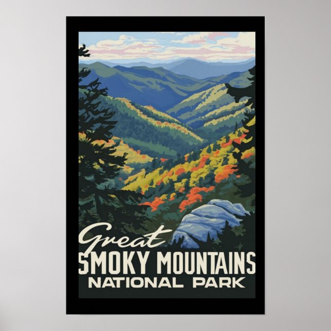 Great Smoky Mountains National Park Poster (Front)