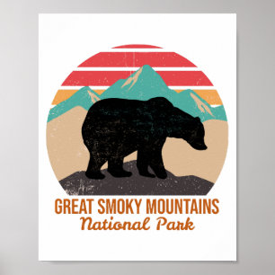 GREAT SMOKY MOUNTAINS NATIONAL PARK POSTER