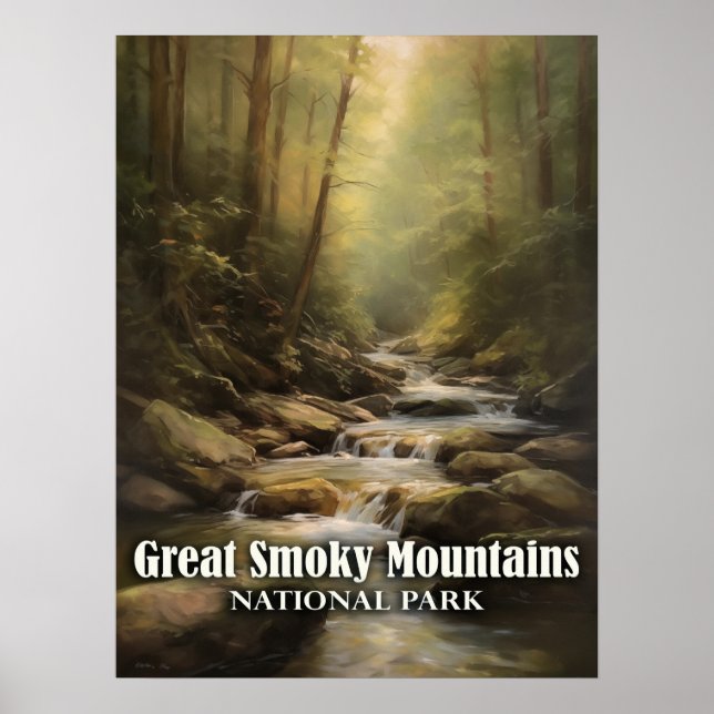 Great Smoky Mountains National Park Poster (Front)