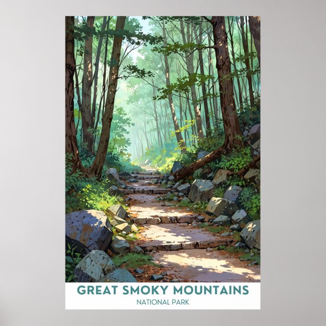 Great Smoky Mountains National Park Poster (Front)