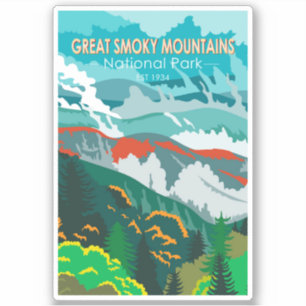 Great Smoky Mountains National Park Retro