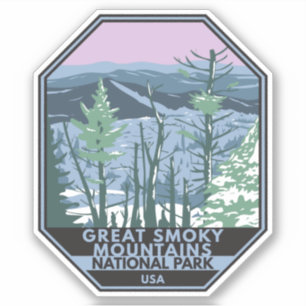 Great Smoky Mountains National Park Retro