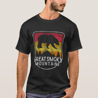 Great Smoky Mountains National Park Retro Men Wome T-Shirt